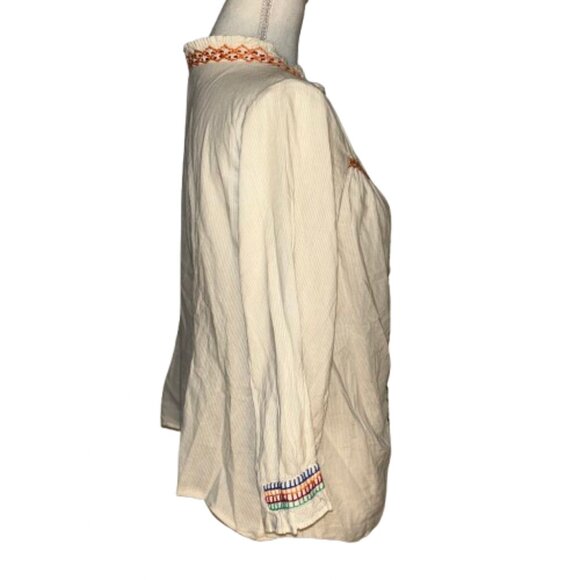 British India Traveller Blouse Top Embroidered - Picture 7 of 12